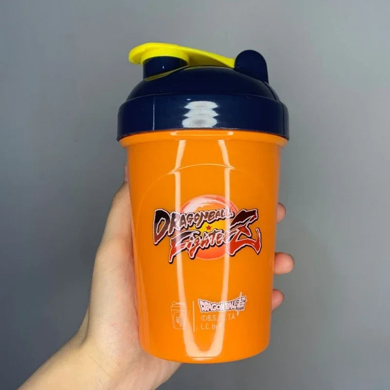 Dragon Ball Sports Fitness Drinking Cup Bottle Anime Portable Whey Protein Powder Box Milkshake Mixing Cup Outdoor Container