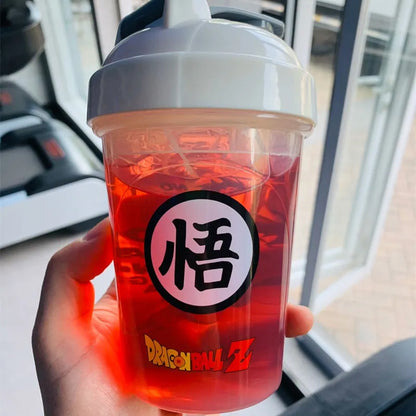 Dragon Ball Sports Fitness Drinking Cup Bottle Anime Portable Whey Protein Powder Box Milkshake Mixing Cup Outdoor Container