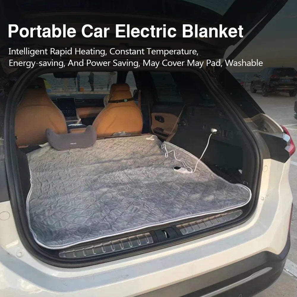 Thermo-Flex 12V Car Electric Heating Blanket for Camping Trucks Off-Road Vehicles Heating Pad 120cmx150cm 70x180cm Seats Heater