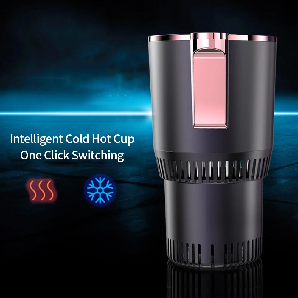 Thermo-Flex Smart Dual-Action Beverage Holder | Fast Heating & Cooling Mug & Can Chiller