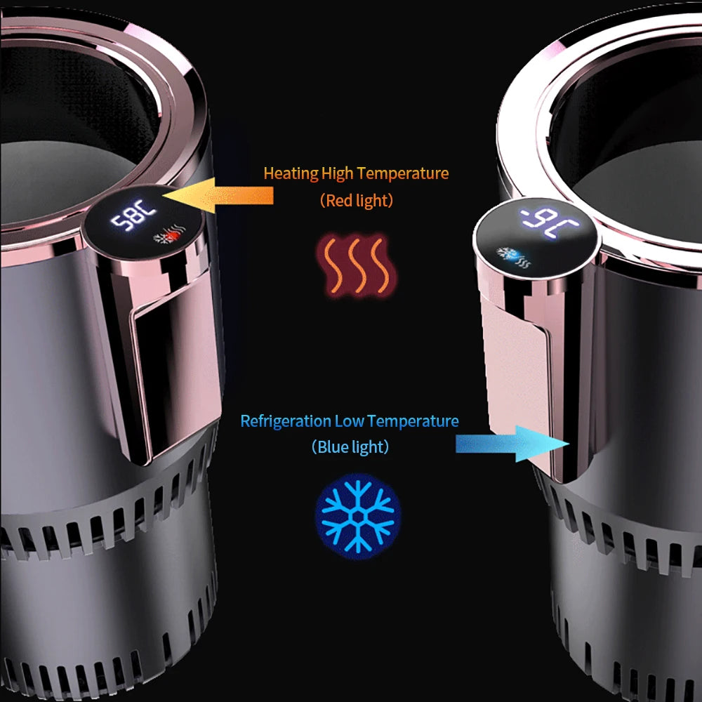 Thermo-Flex Smart Dual-Action Beverage Holder | Fast Heating & Cooling Mug & Can Chiller