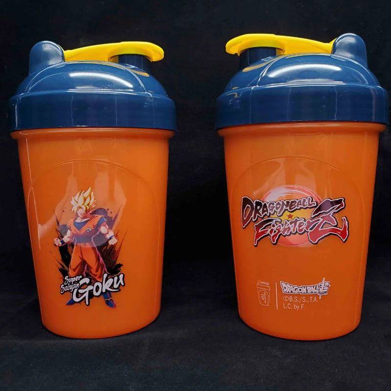 Dragon Ball Sports Fitness Drinking Cup Bottle Anime Portable Whey Protein Powder Box Milkshake Mixing Cup Outdoor Container